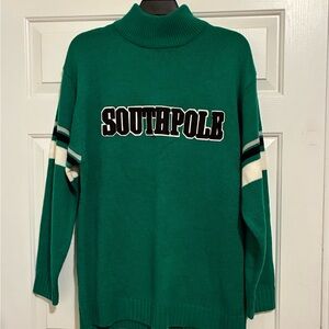 NWT! SOUTHPOLE SWEATER Men’s Large Green